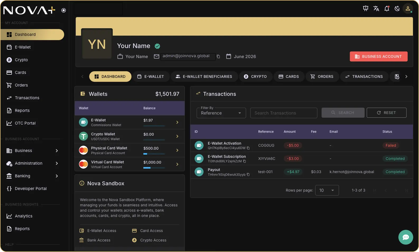 dashboard